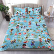 Dachshund Hawaii Bedding Set Cute Dog Tropical Comforter Summer Gift For Parent Pet Lover