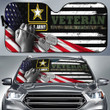 United States Army Veteran Auto Sun Shade American Flag Military Car Sun Shade