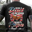 Being A Dad Is An Honor Being Papa Is Priceless T-Shirt Father's Day Shirt Ideas For Grandpa
