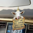 Sheep Get In Sit Down Shut Up Hang On Car Hanging Ornament Rear View Mirror Car Accessories