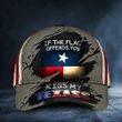 If You Flag Offends You Kiss My Texass Cap USA Texas Flag Vintage Hat Texas Merchandise