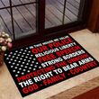 Thin This House We Value Police Doormat Support Police Law Enforcement Unique Doormat Sayings