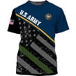 U.S Army Shirt 3D Logo Patriotic American US Army T-Shirt Clothing Gift For Army Man
