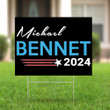 Michael Bennet 2024 Yard Sign President 2024 Campaign Sign Lawn Decorations