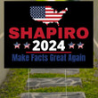 Ben Shapiro Yard Sign American Flag Graphic Support Signs Outdoor Ornaments