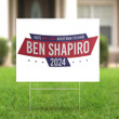 Ben Shapiro Yard Sign Facts Dont Care About Your Feelings Campaign Signs Front Door Decor