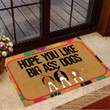 Dog Doormat Funny Hope You Like Big Ass Dogs Doormat For Dog Owners Floor Mat Gift