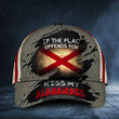 If The Flag Offends You Kiss My Alabamass Cap Vintage USA Flag Baseball Hat Alabama Merch