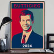 Pete Buttigieg 2024 Poster Presidential Campaign Poster Vintage Wall Art