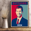 Pete Buttigieg 2024 Poster Presidential Campaign Poster Vintage Wall Art