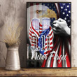 9.11 Never Forget Inside American Flag Poster Eagle Twin Towers Memorial Wall Print House Decor