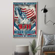 9 11 Never Forget Poster Statue Of Liberty Vintage Poster Printing Patriot Day Memorial Decor
