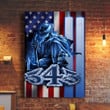 343 Firefighter 9.11 Poster Twin Towers Attack Memorial Wall Art Print House Decor