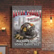 343 Firefighters 9.11.2001 Never Forget Poster All Gave Some Some Gave All 9.11 Wall Decor