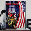 Firefighter Never Forget 9.11.2001 Poster Proud Fallen Firefighter 9.11 Wall Decor Patriot Gift