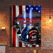 Honour The Fallen Never Forget 9.11 Poster 343 Firefighter Inside USA Flag Wall Art House Decor