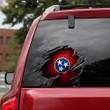 Tennessee Flag Car Sticker Vinyl Auto Decal Patriotic Tennessee State Car Decor Gift