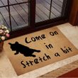 Frenchie Come On In Stretch A Bit Yoga Doormat Welcome Home Mat Gift For French Bulldog Lover
