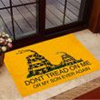Don't Tread On Me Or My Son Ever Again Doormat Welcome Doormat House Decor Gifts For Son