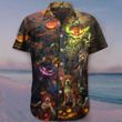 Beagle Pumpkin King Halloween Hawaiian Shirt Halloween Button Up Aloha Shirt Gift For Him