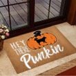 Husky Hey There Pumpkin Doormat Halloween Welcome Mat Gifts For Husky Lovers
