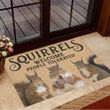 Squirrels Welcome People Tolerated Doormat Inside Door Mats New Home Gift Ideas