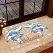 Dolphins Welcome Doormat Cute Welcome Mats New Home Gift Ideas