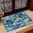 Two Sharks Multi Dots Colorful Welcome And Goodbye Doormat Inside Door Mats Home Decor