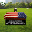 Don't You Dare Disrespect It Eagle American Flag Yard Sign Honor Fallen Soldier Veterans Sign