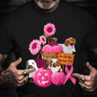 Dachshund Halloween Costume In October We Wear Pink Shirt Breast Cancer Apparel Awareness