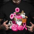 Sloth Halloween In October We Wear Pink T-Shirt Breast Cancer Awareness Halloween Shirt