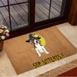 Beagle Sup Witches Doormat Dog Welcome Mat Halloween Theme Decorations