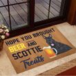 Hope You Brought Beer And Scottie Treats Doormat Beer Doormat Gifts For Dog Owners