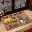 Hope You Brought Beer And Great Dane Treats Doormat Funny Dog Doormat Beer Enthusiast Gifts