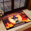 Never Mind The Witch Beware Of The Schnauzer Doormat Witch Doormat Fall Halloween Decor