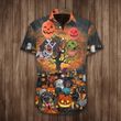 Dachshund Costume Halloween Hawaiian Shirt Funny Dog Halloween Button Up Shirt Themed