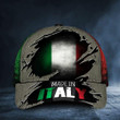 Made In Italy Hat Old Retro Italian Flag Baseball Hat Patriotic Italian Themed Gifts