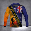 Lest We Forget Australia Flag Hoodie Honor Soldiers Veteran Remembrance Anzac Day Clothing