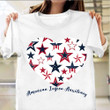American Legion Auxiliary Shirt Veteran Club Military T-Shirt Patriotic Gifts For Veterans