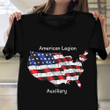 American Legion Auxiliary Shirt Military Veteran American Graphic Tees Army Gift For Brother