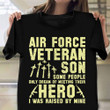 Air Force Veteran Son Shirt Vintage Graphic Tee Patriotic Gifts For Veterans