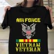Air Force Vietnam Veteran Shirt Honoring American Veteran T-Shirt Air Force Retirement Gifts