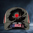 Lest We Forget Poppy American Flag Hat Patriotic Honoring Remembrance Veteran Day Gift