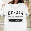 DD-214 Air Force Alumni Shirt Retired Military Patriot T-Shirts Air Force Retirement Gifts