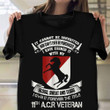 11th ACR Veteran It Cannot Be Inherited Shirt Graphic Tee Patriotic Gifts For Veterans