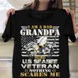 Bee I Am A Dad Grandpa And An U.S Seabee Veteran Shirt US Navy T-Shirt Gifts For Navy Veterans