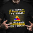 I'm A Grumpy Old 3rd Armored Division Veteran Shirt Funny Tee Veterans Day Gift Ideas