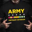 Army Vietnam Veteran Shirt Proud Served US Army Vietnam Veteran T-Shirt Gift For Dad