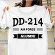 DD-214 Alumni Air Force Shirt Vintage DD214 T-Shirt USAF Air Force Veteran Gift