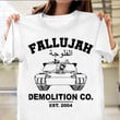 Fallujah OIF Veteran Shirt Fallujah Demolition Co Est 2004 Veteran T-Shirt Apparel